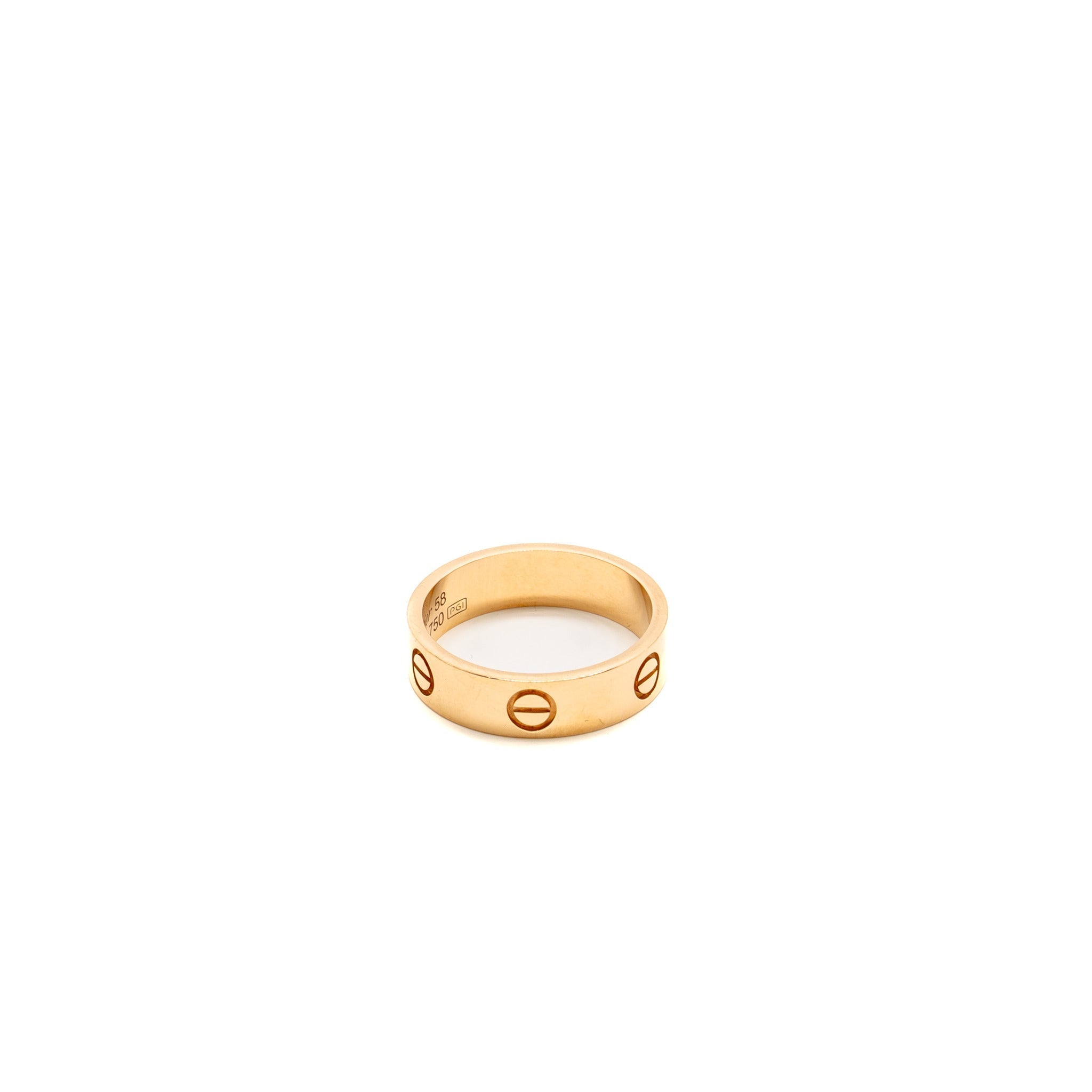 CARTIER LOVE RING CLASSIC MODEL, ROSE GOLD