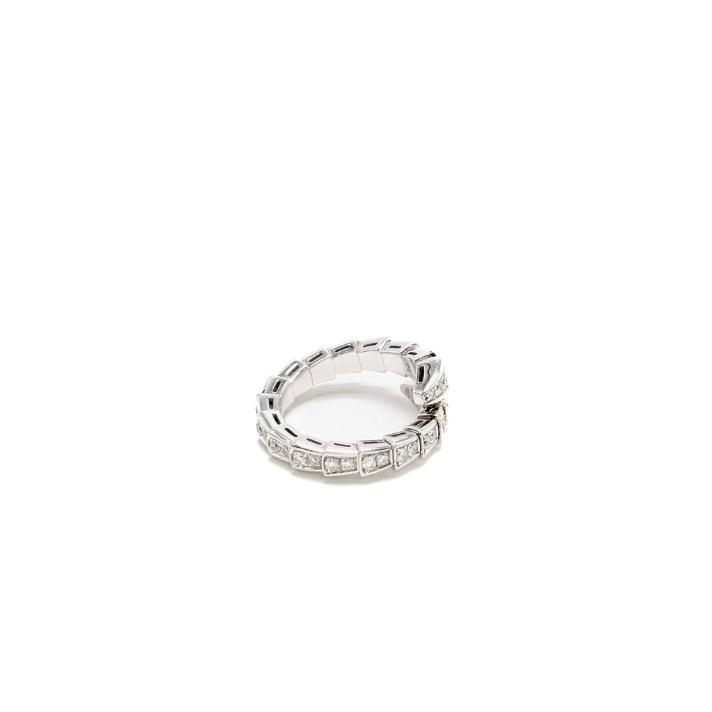 BVLGARI SERPENTI VIPER RING WHITE GOLD WITH DIAMONDS