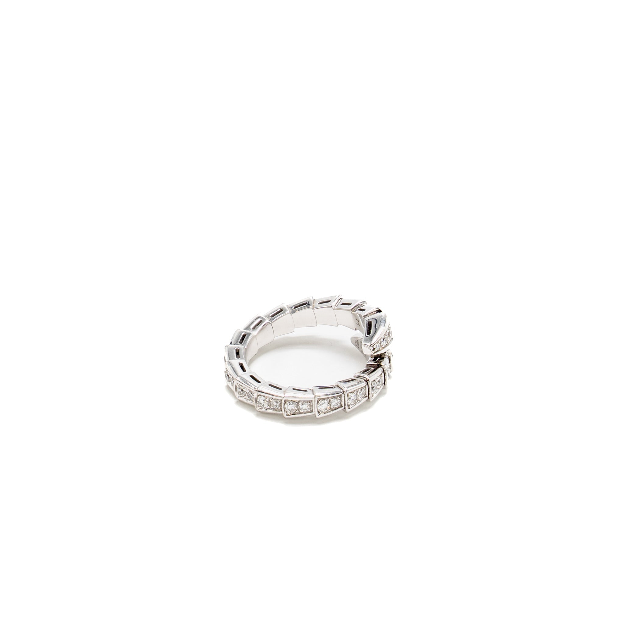BVLGARI SERPENTI VIPER RING WHITE GOLD WITH DIAMONDS