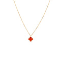 VAN CLEEF AND ARPELS SWEET ALHAMBRA PENDANT PENDANT ROSE GOLD CARNELIAN