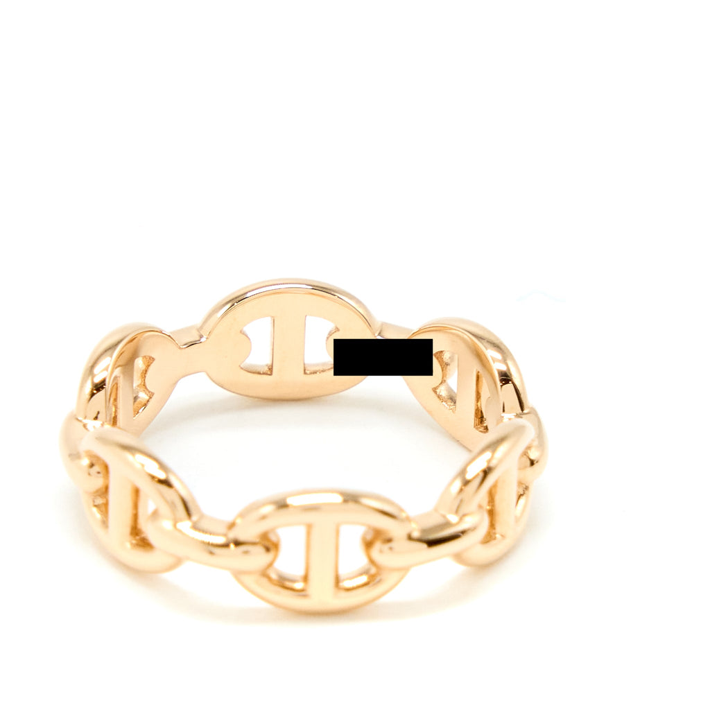 HERMES CHAINE D’ANCRE ENCHAINEE RING ROSE GOLD