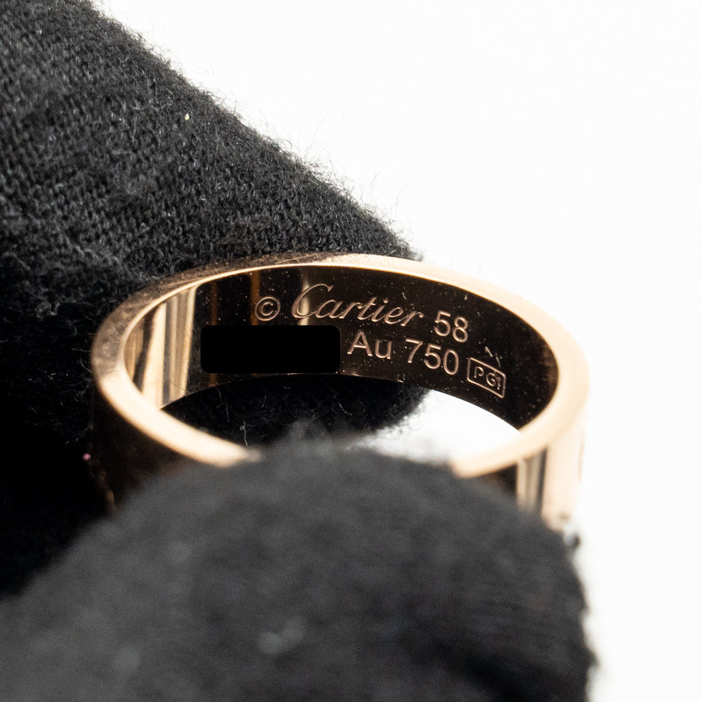 CARTIER LOVE RING CLASSIC MODEL, ROSE GOLD