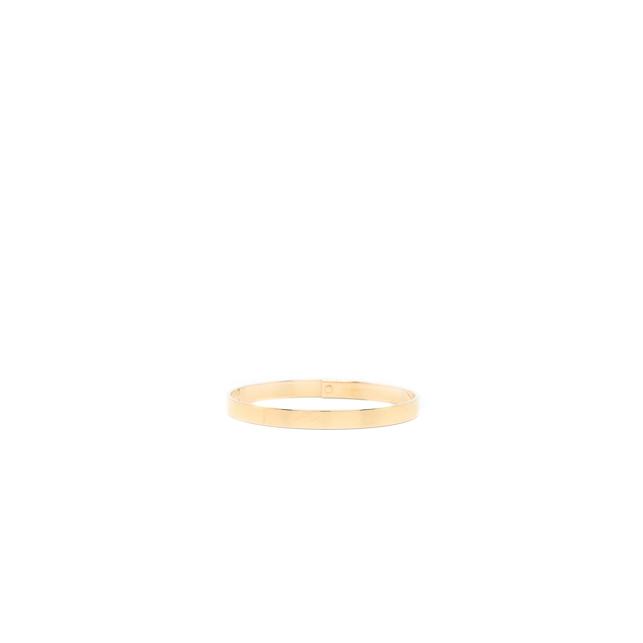 HERMES KELLY BRACELET ROSE GOLD 4 DIAMONDS