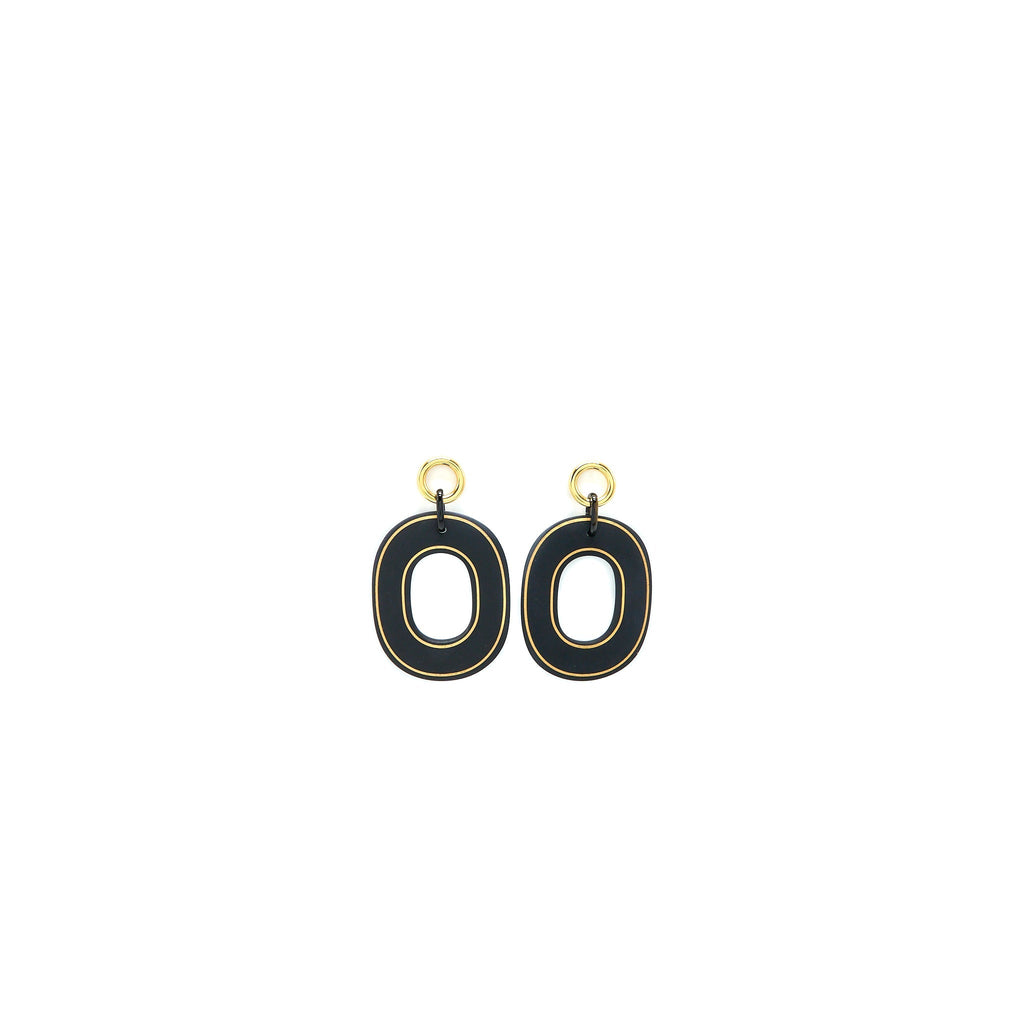 HERMES BOUCLES D'OREILLES KARA PRÉCIEUX EARRINGS GOLD TONE