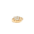 BVLGARI SERPENTI VIPER RING ROSE GOLD DIAMONDS