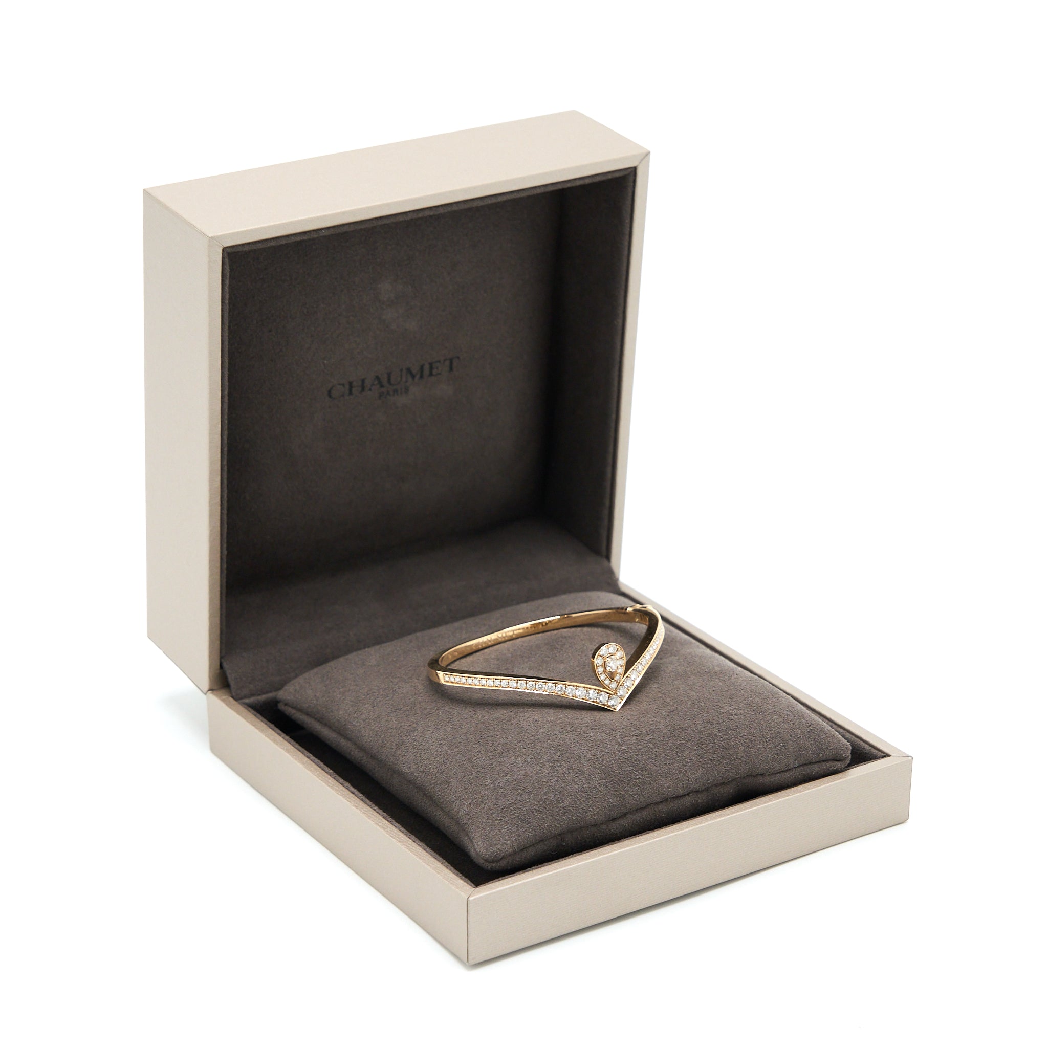 CHAUMET JOSEPHINE AIGRETTE BRACELET ROSE GOLD DIAMONDS