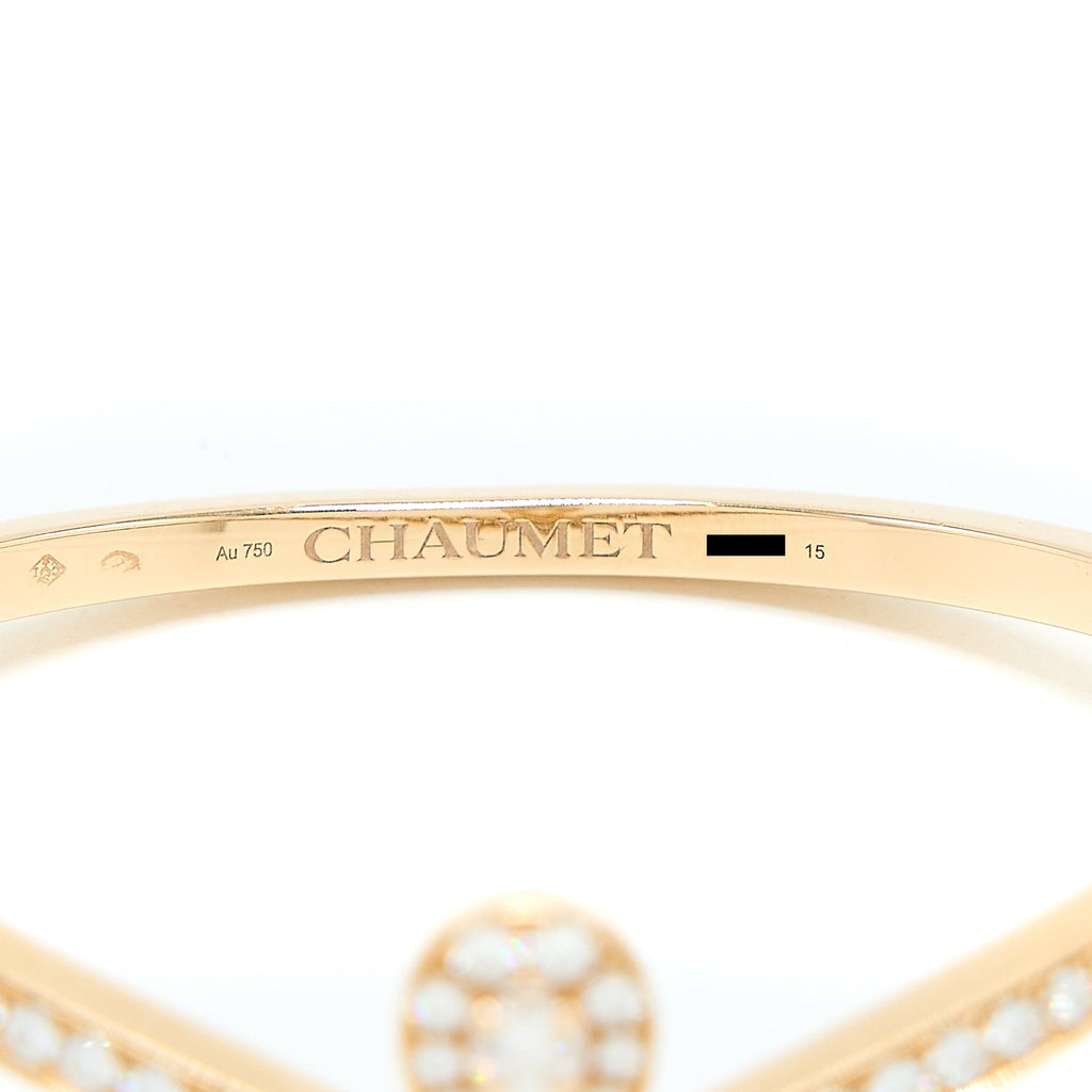 CHAUMET JOSEPHINE AIGRETTE BRACELET ROSE GOLD DIAMONDS