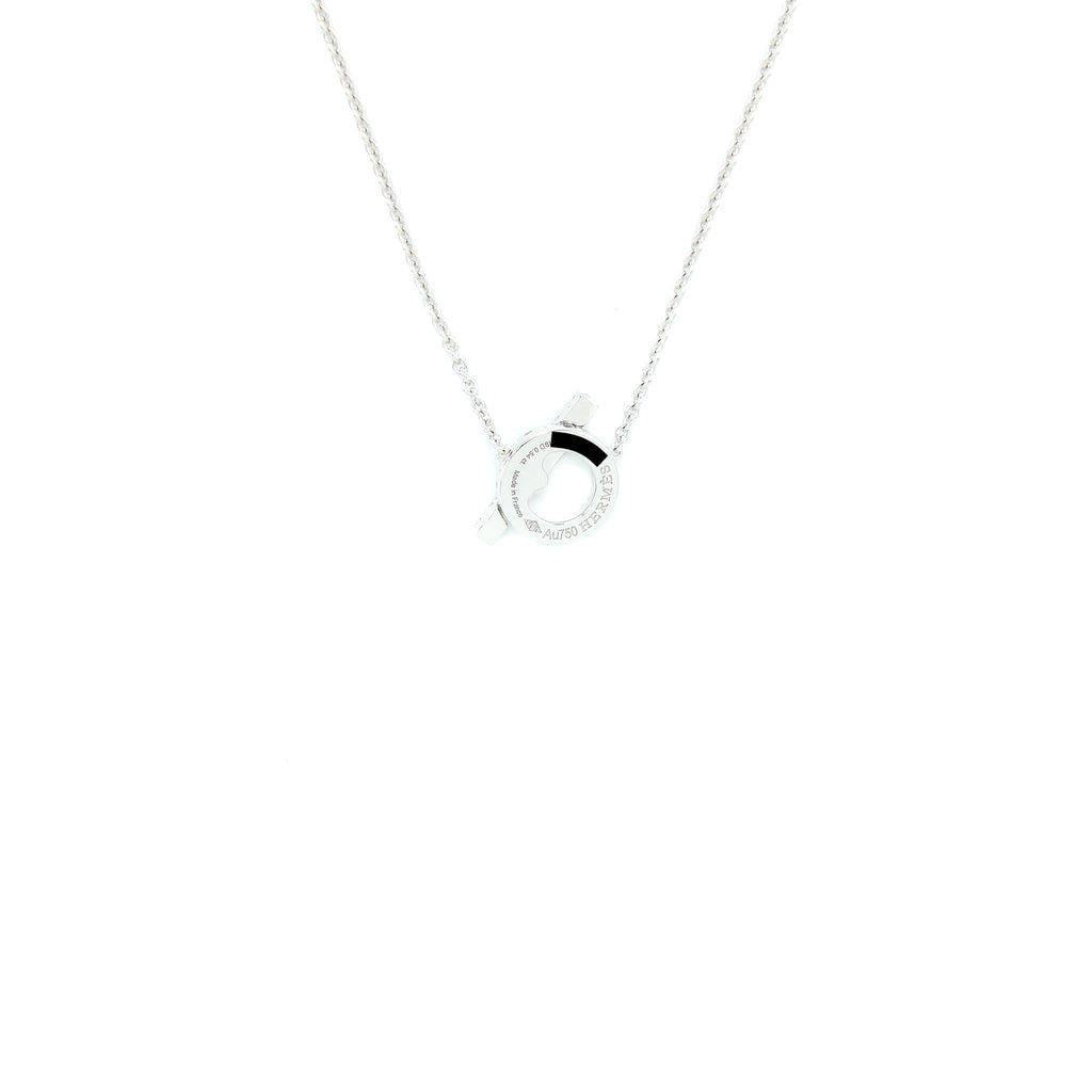 HERMES FINESSE NECKLACE WHITE GOLD WITH DIAMONDS