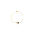 DIOR ROSE DES VENTS BRACELET YELLOW GOLD SEMI PRECIOUS STONE DIAMOND
