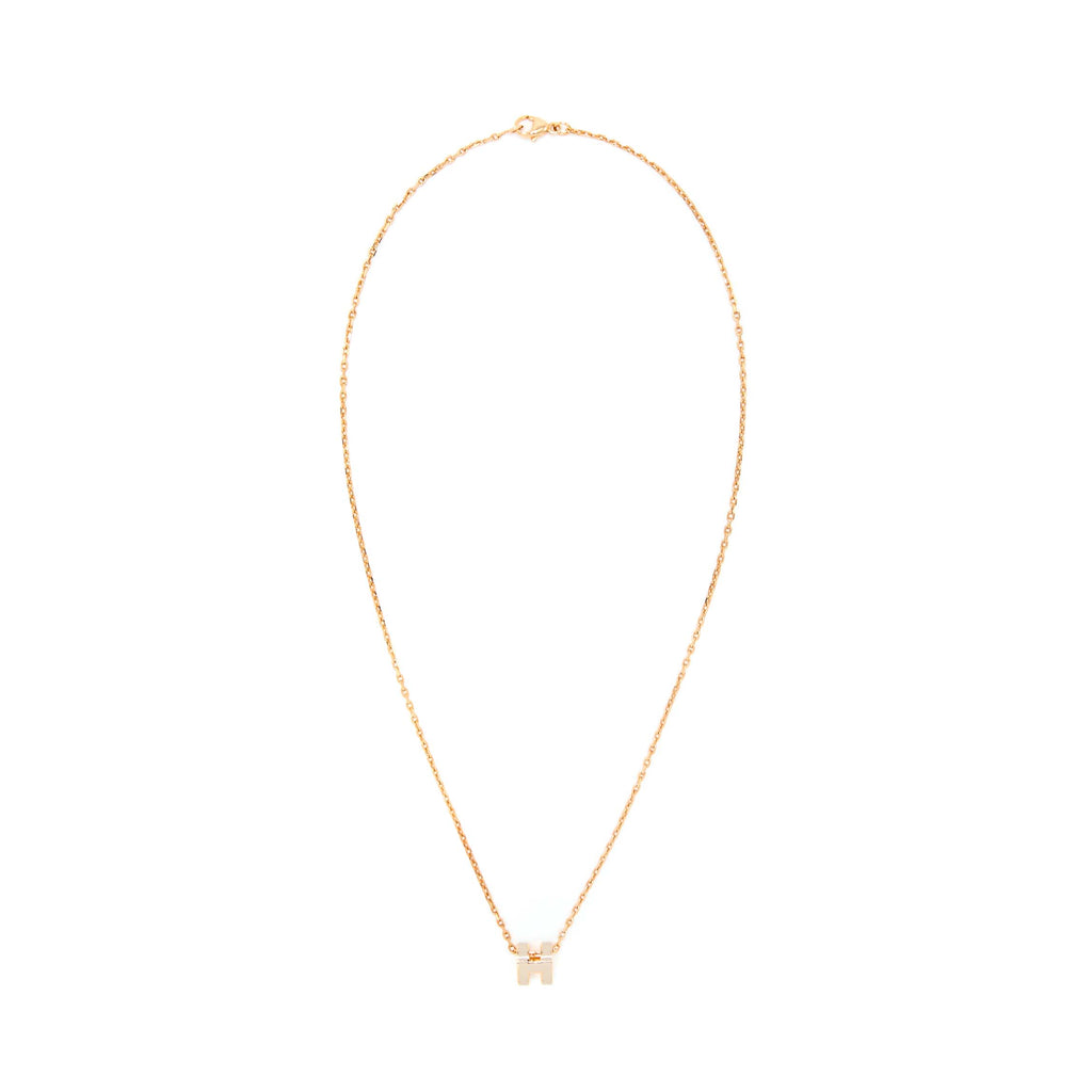 HERMES MINI POP H PENDANT MARRON GLACE RGHW