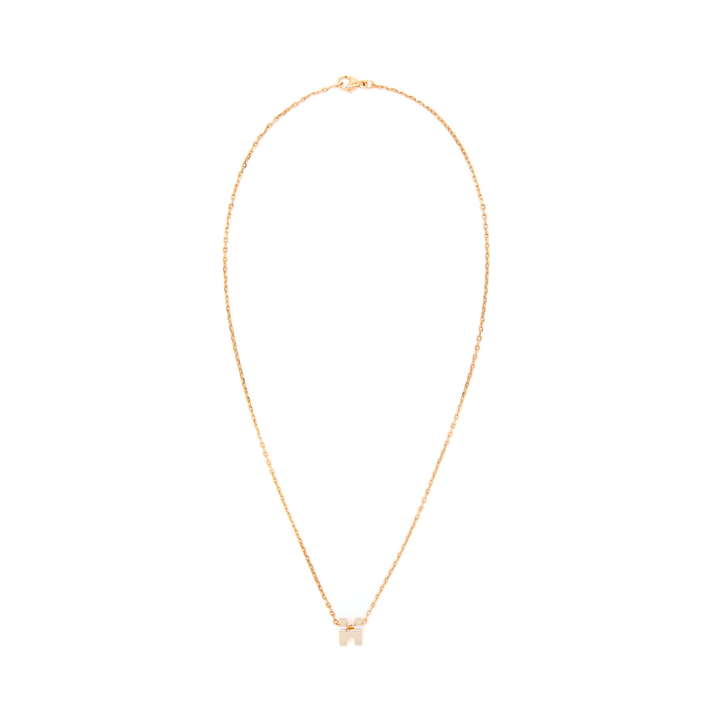 HERMES MINI POP H PENDANT MARRON GLACE RGHW