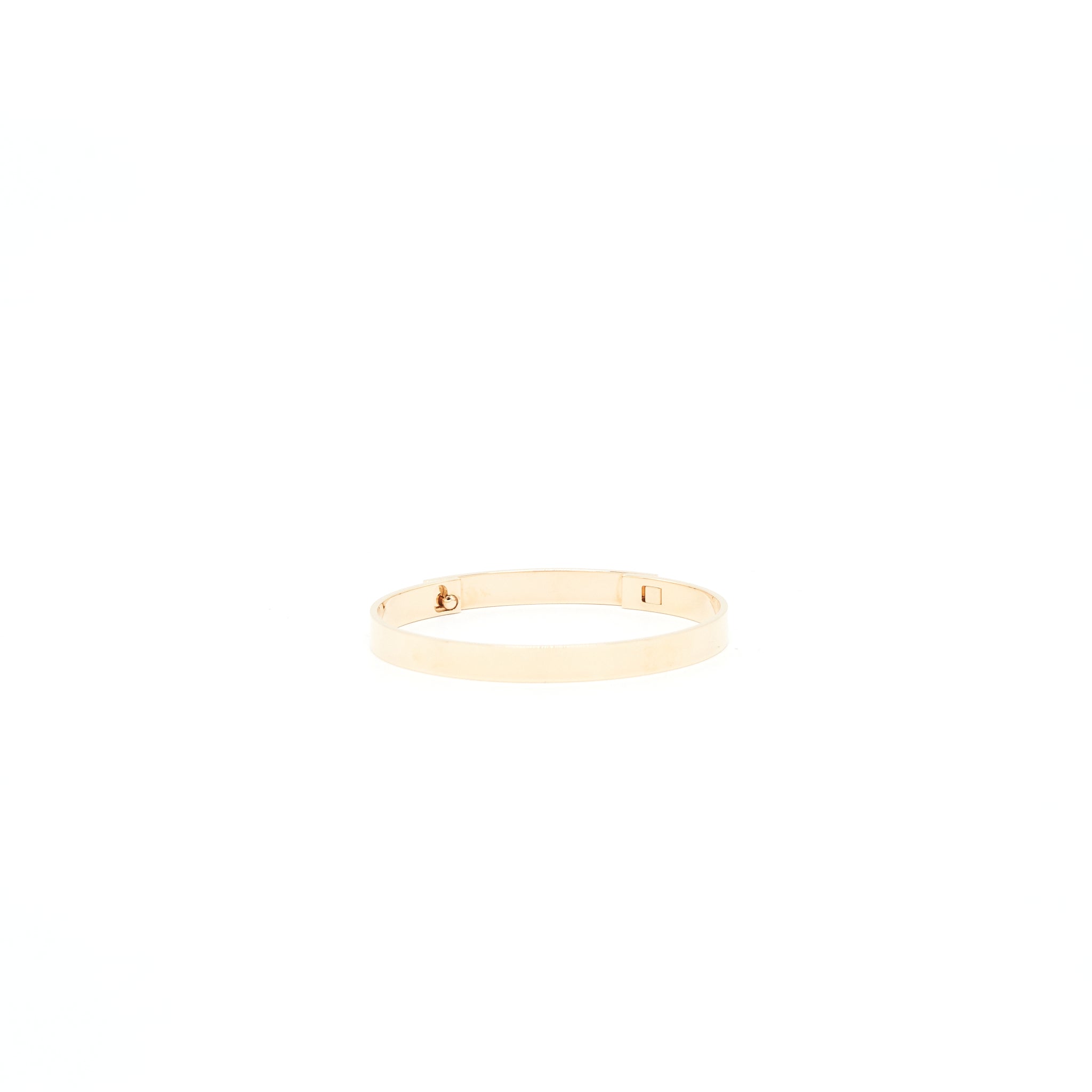 HERMES COLLIER DE CHIEN BRACELET ROSE GOLD