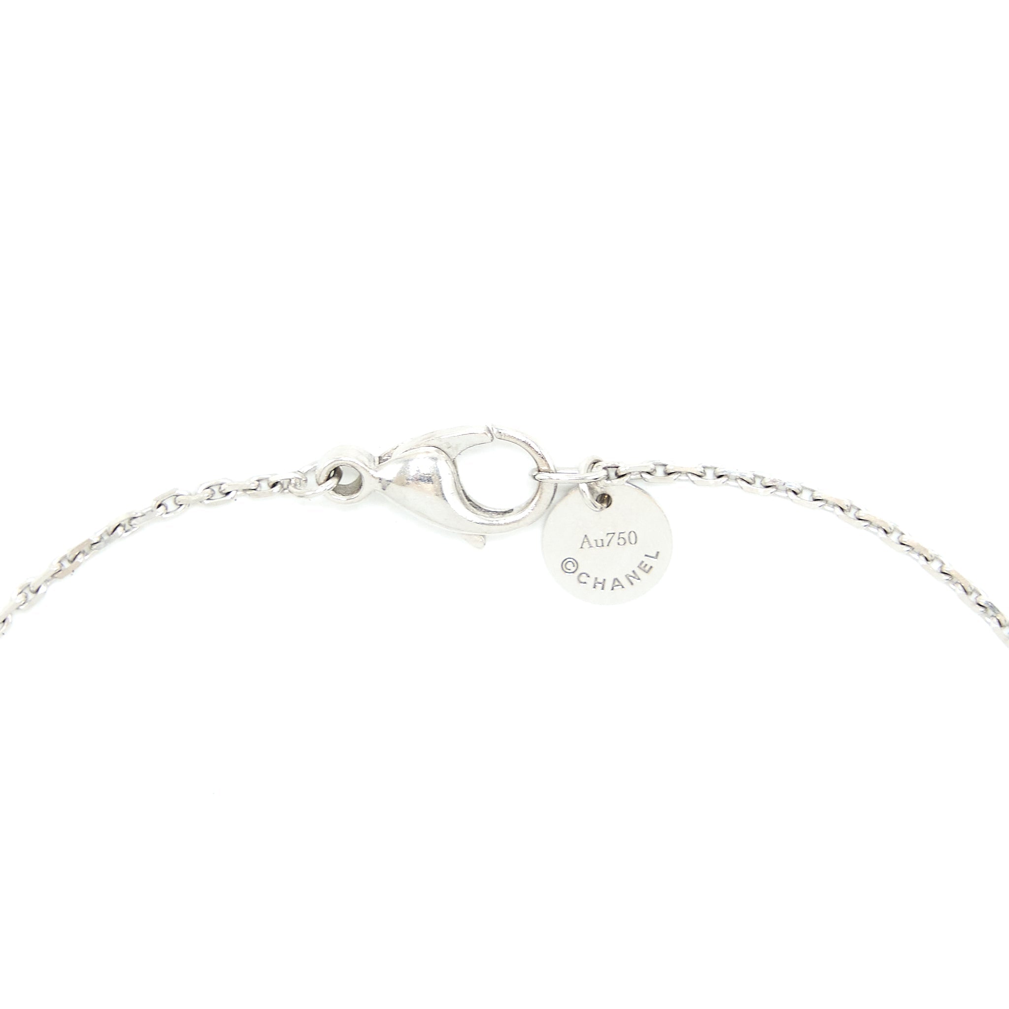 CHANEL ULTRA NECKLACE 18K WHITE GOLD WITH DIAMONDS / WHITE CERAMIC