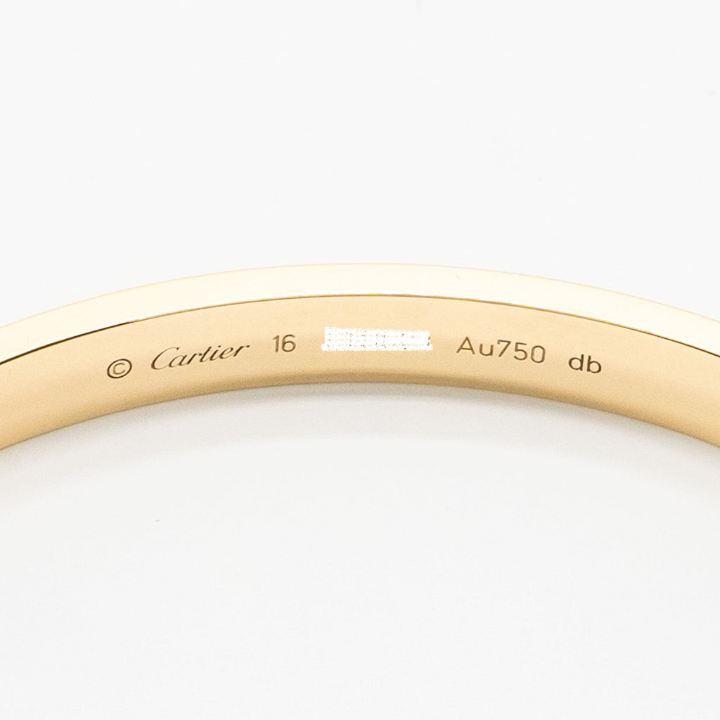 CARTIER LOVE BRACELET YELLOW GOLD