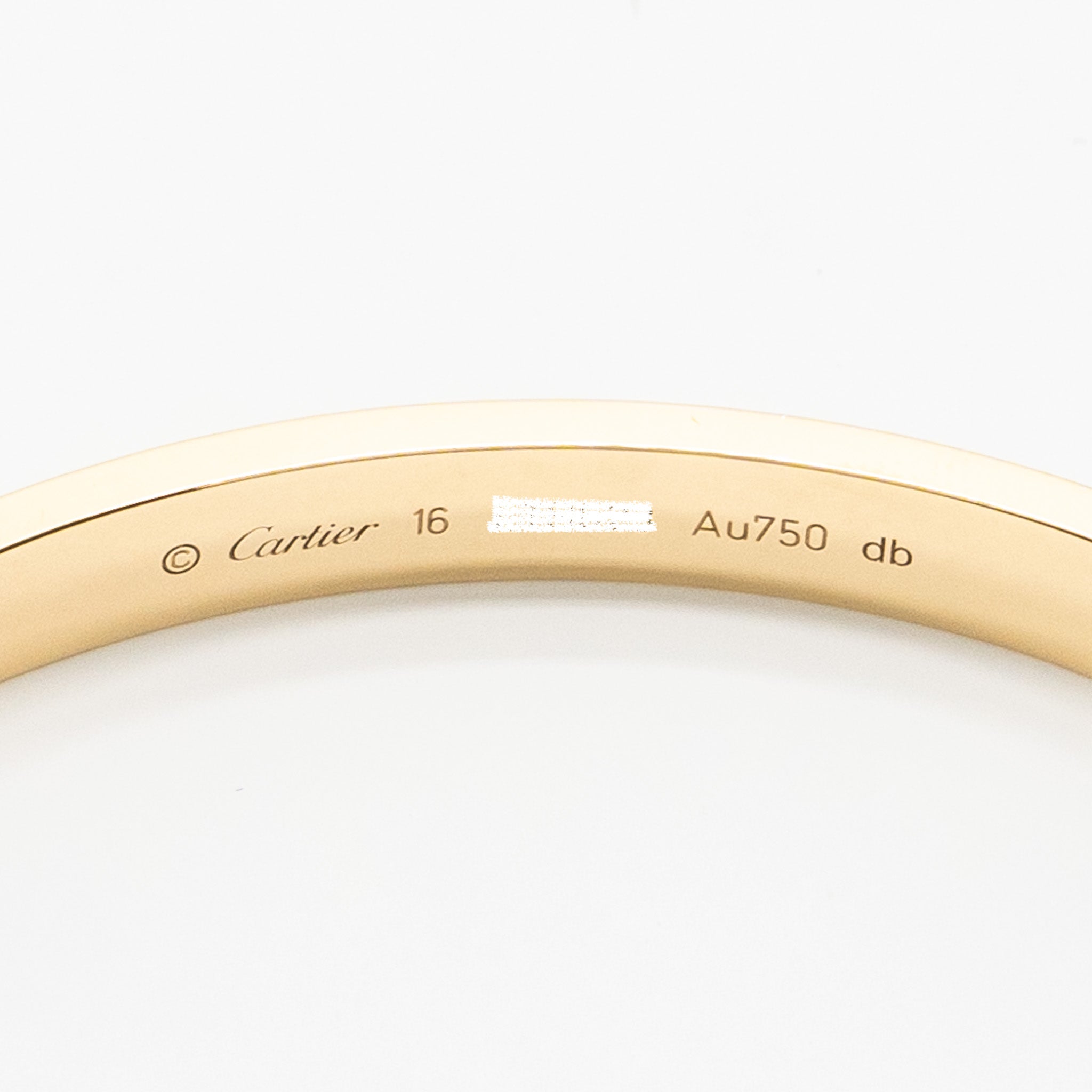 CARTIER LOVE BRACELET YELLOW GOLD
