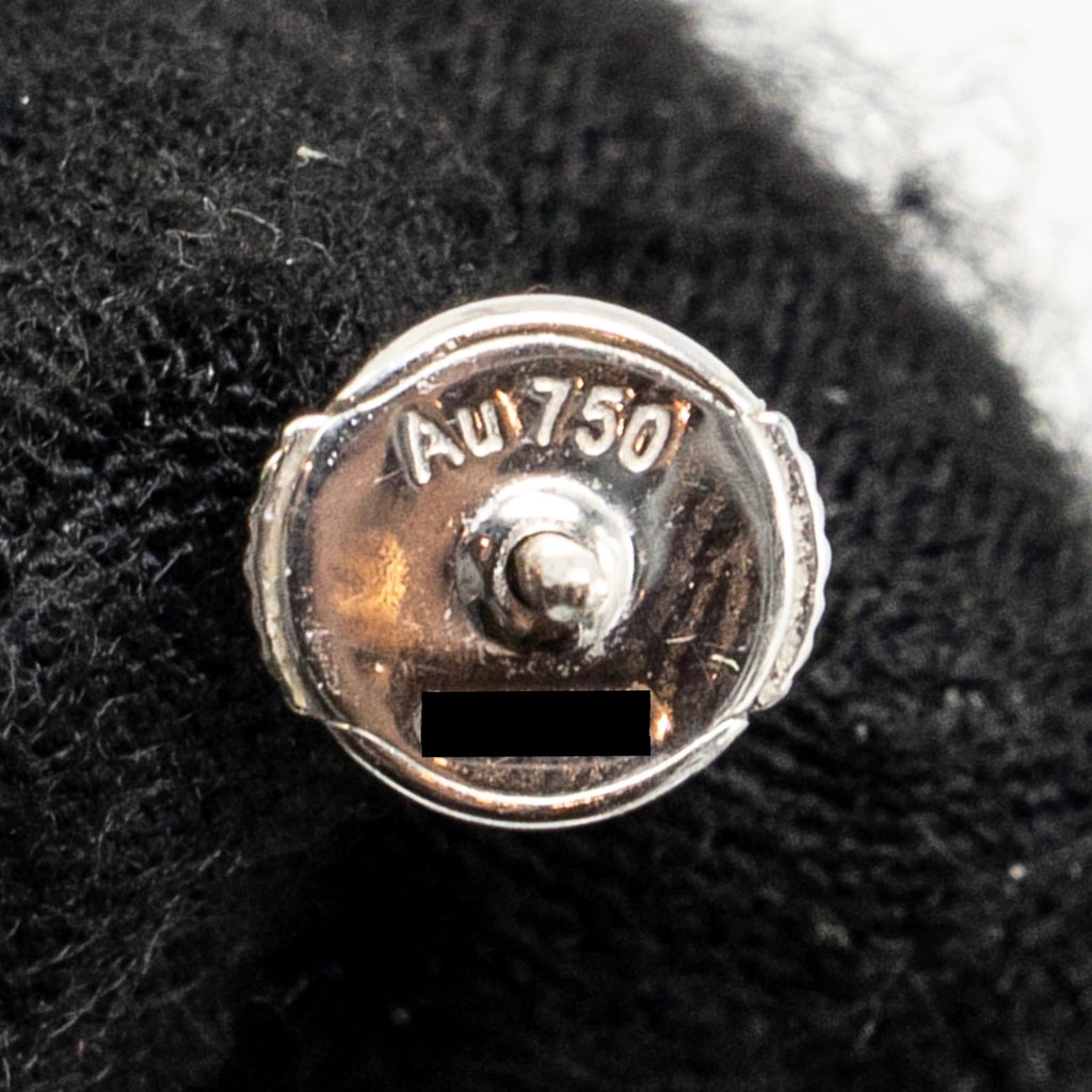 CARTIER 1895 STUD EARRINGS WHITE GOLD, 0.2 CT DIAMONDS