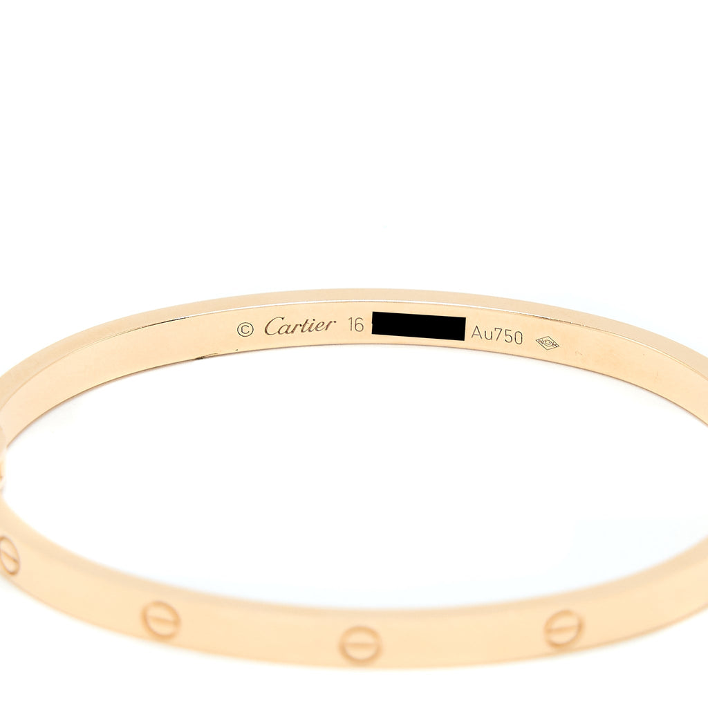 CARTIER LOVE BRACELET ROSE GOLD