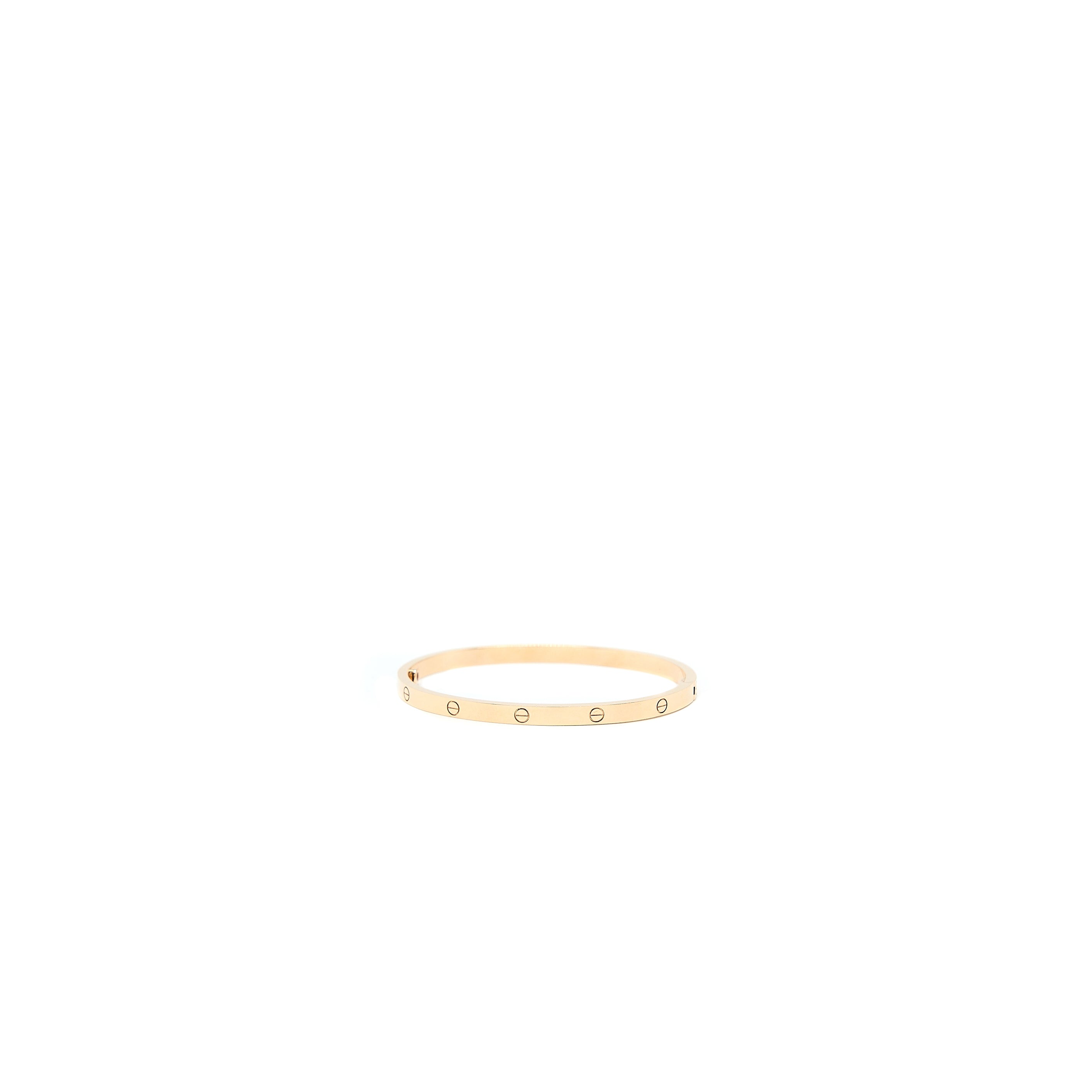 CARTIER LOVE BRACELET ROSE GOLD
