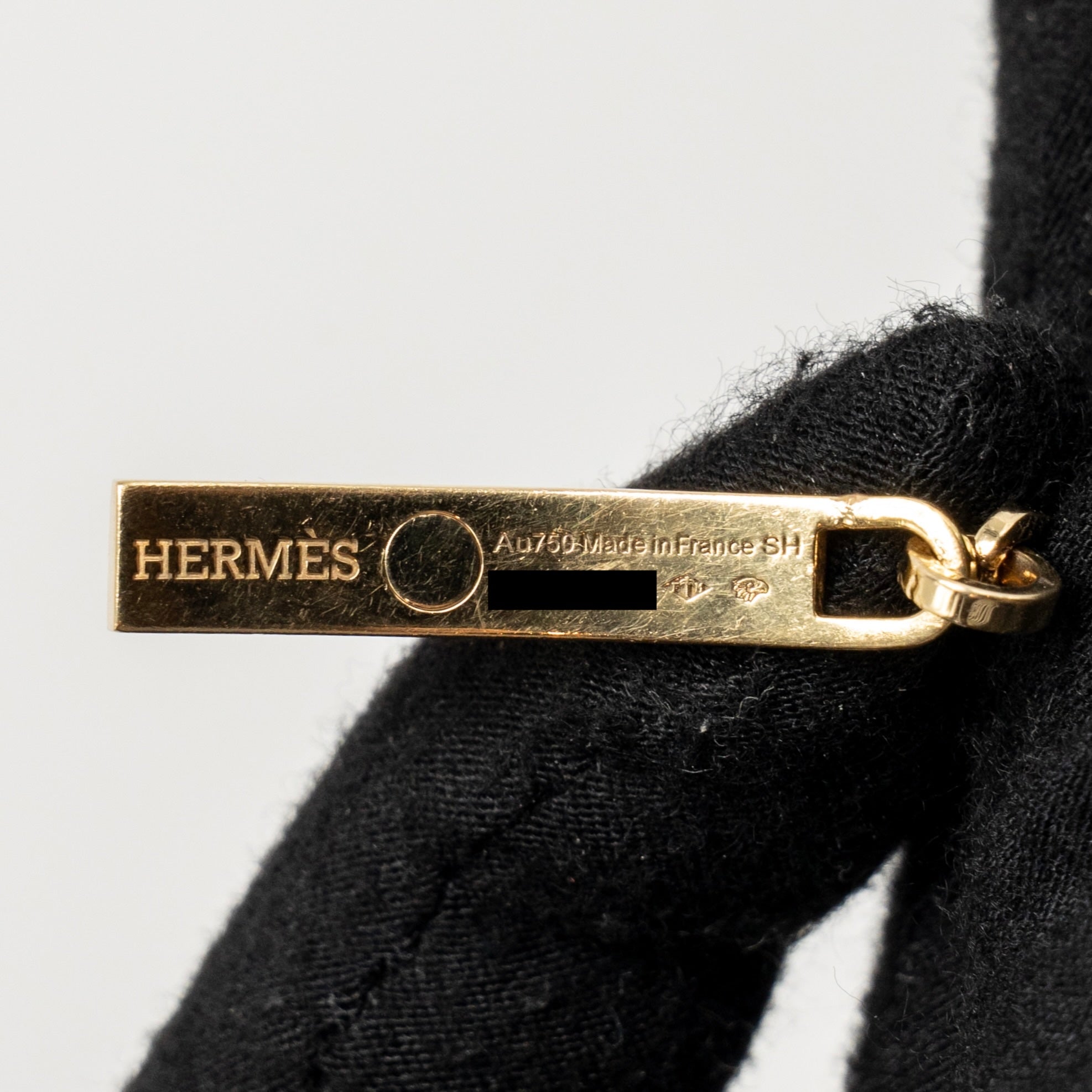 HERMES KELLY CHAINE BRACELET YELLOW GOLD WITH DIAMONDS