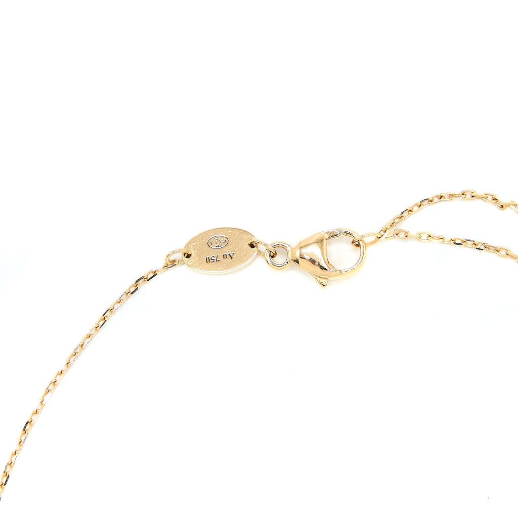 CHAUMET JEUX DE LIENS NECKLACE TURQUOISE/ROSE GOLD WITH ONE DIAMOND