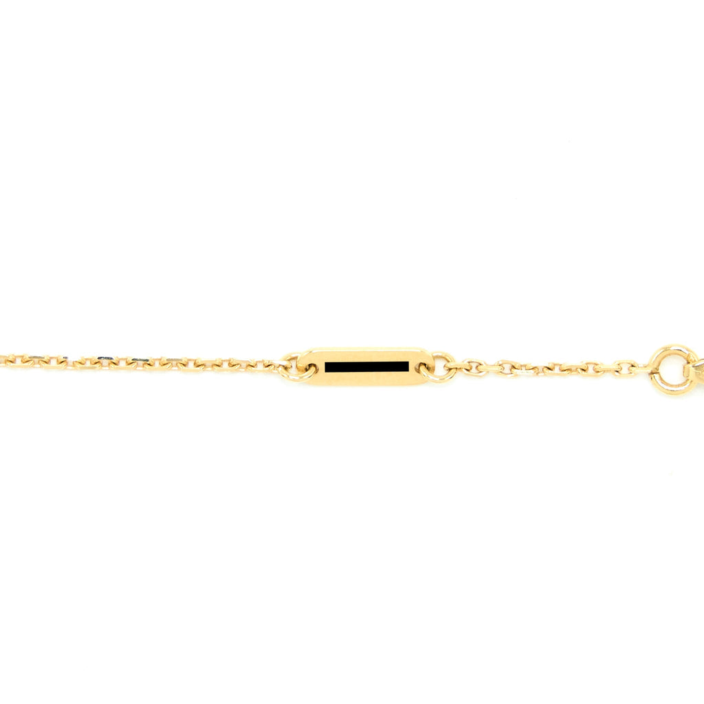 VAN CLEEF & ARPELS SWEET ALHAMBRA PENDANT WHITE MOTHER OF PEARL 18K YELLOW GOLD