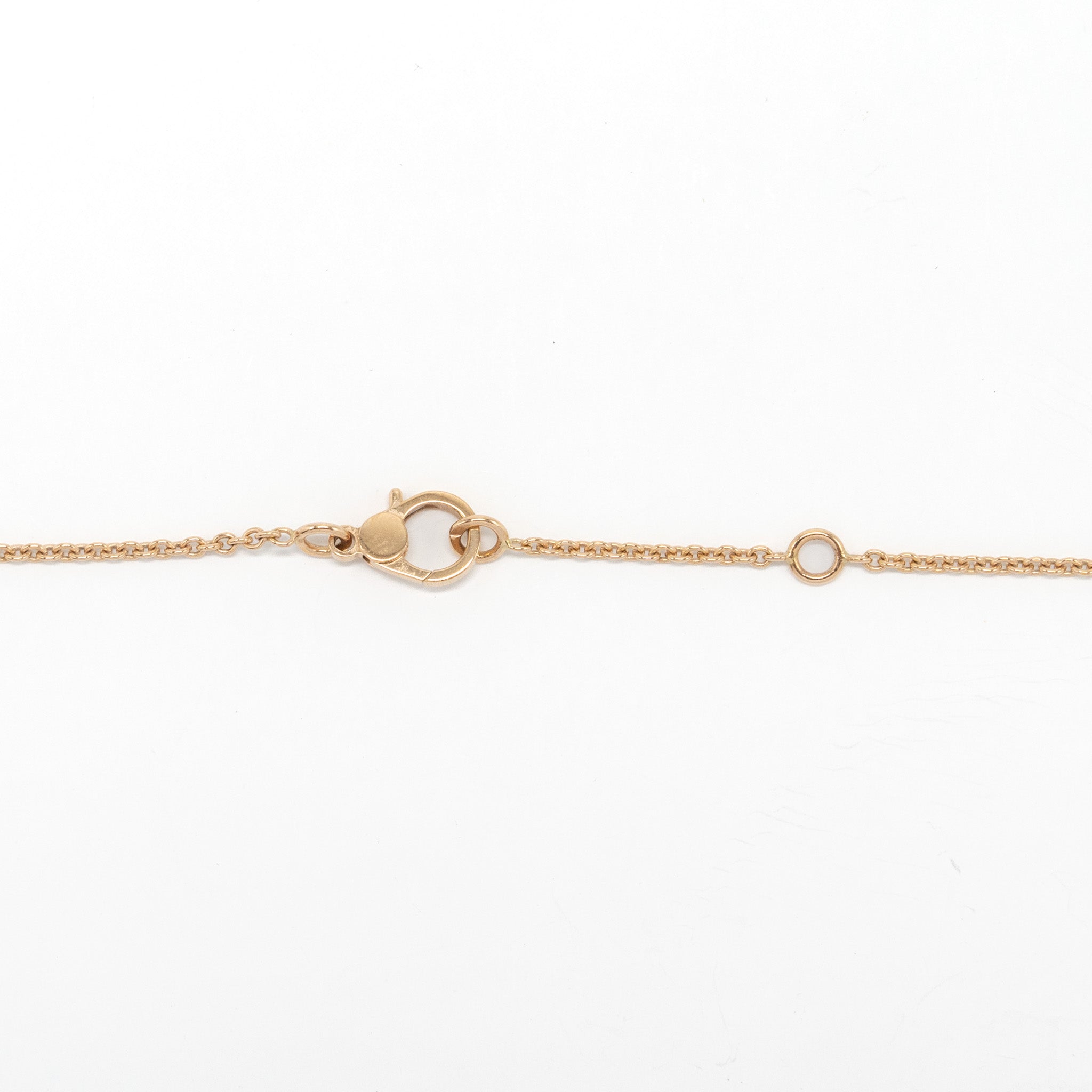 HERMES FINESSE PENDANT ROSE GOLD, DIAMONDS