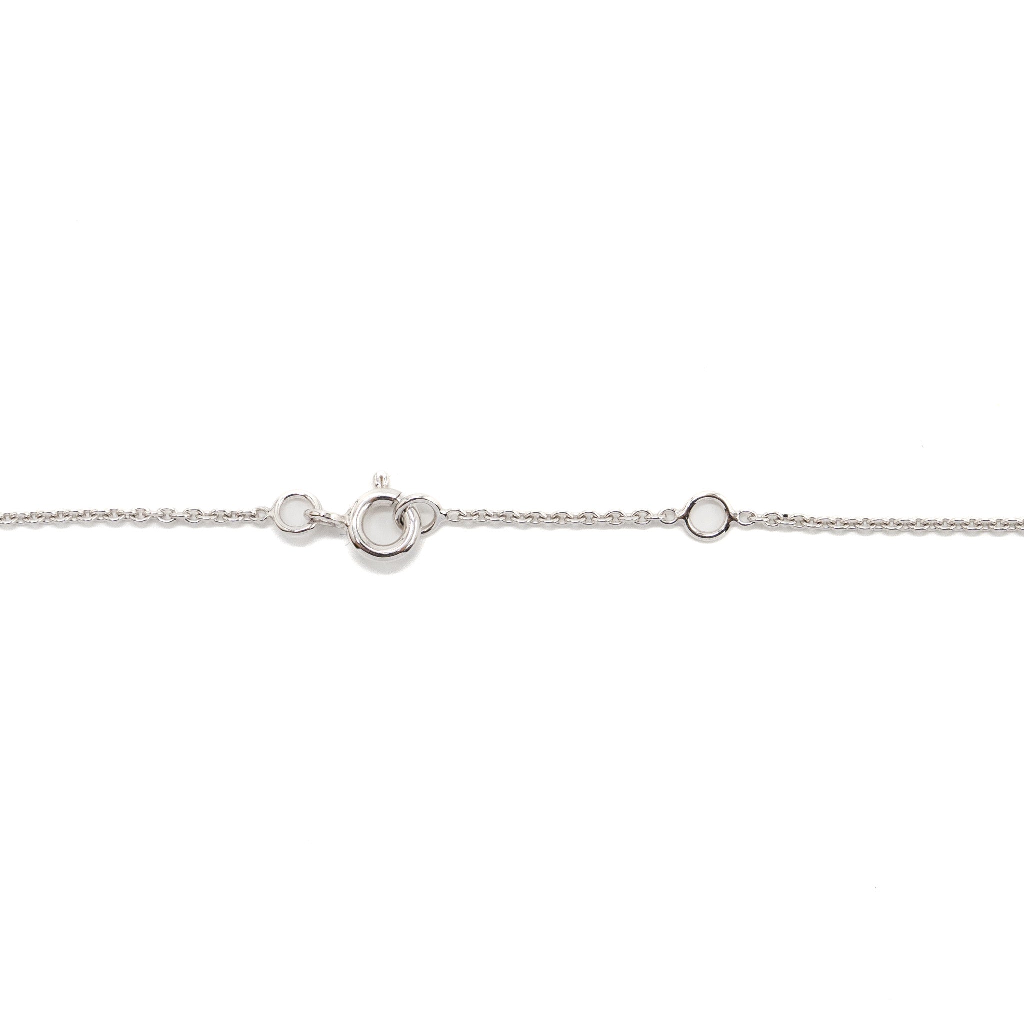 HERMES FINESSE NECKLACE WHITE GOLD DIAMONDS