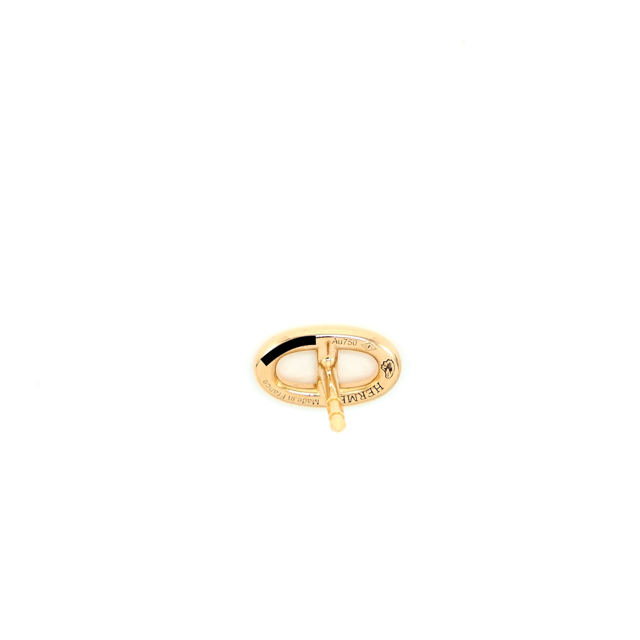 HERMES CHAINE D’ANCRE EARRINGS ROSE GOLD