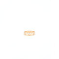 CARTIER LOVE RING WITH ONE DIAMOND ROSE GOLD
