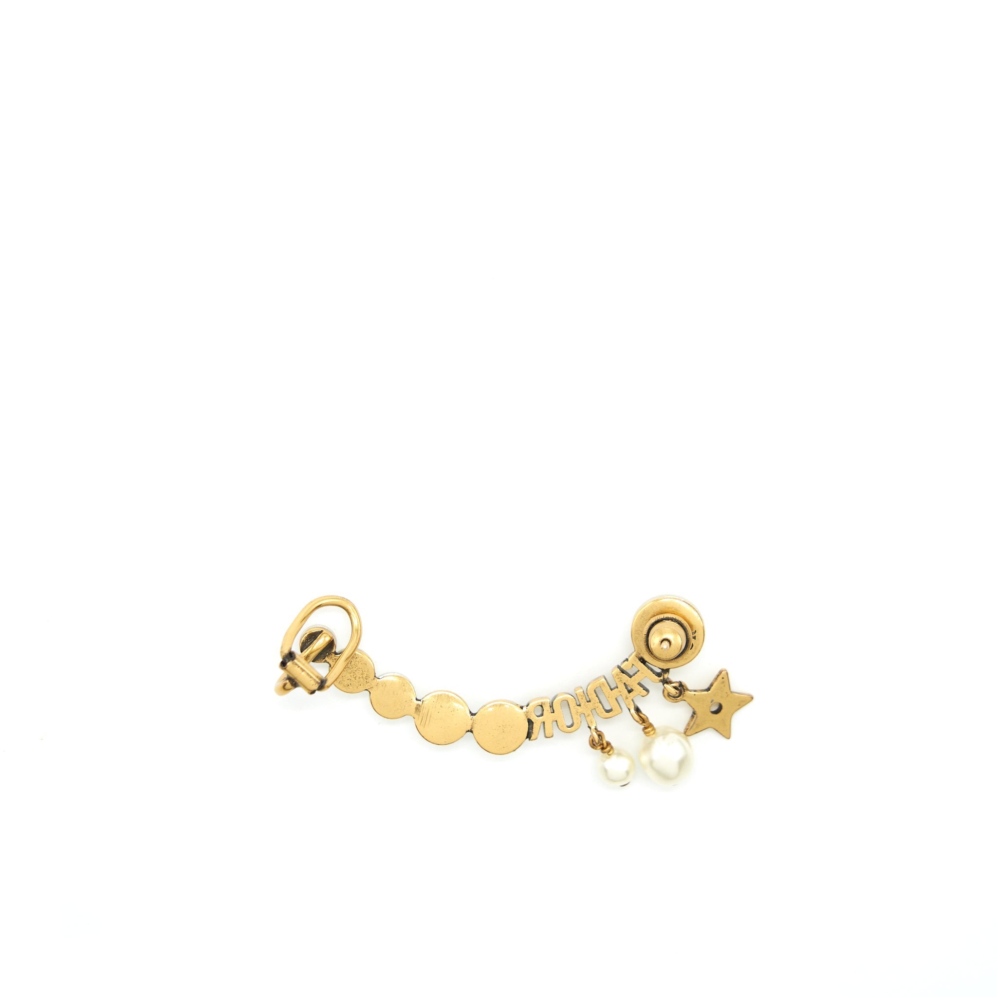 DIOR ONE SIDE J’ADIOR WITH PEARL EARRING GHW