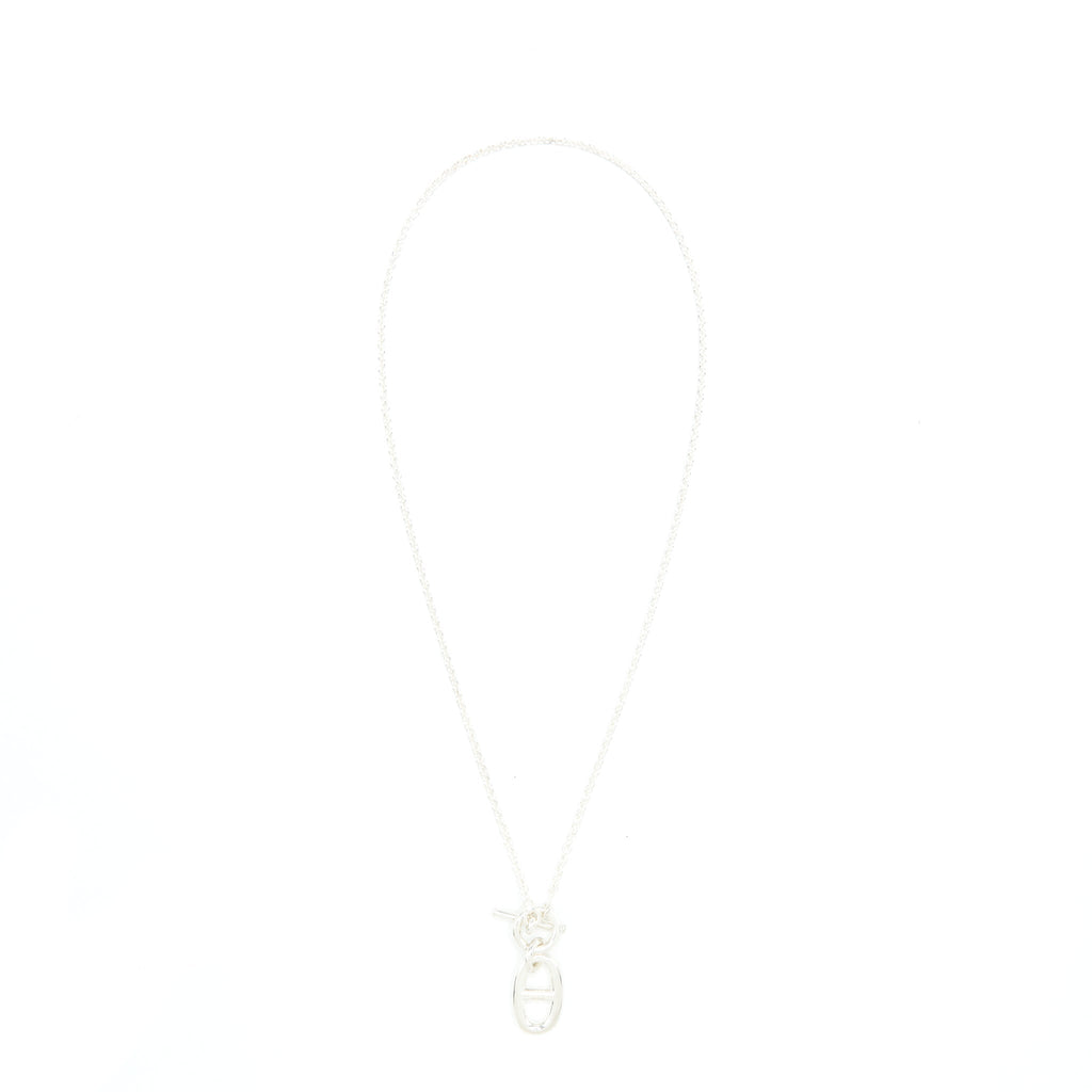 HERMES STERLING SILVER FARANDOLE NECKLACE