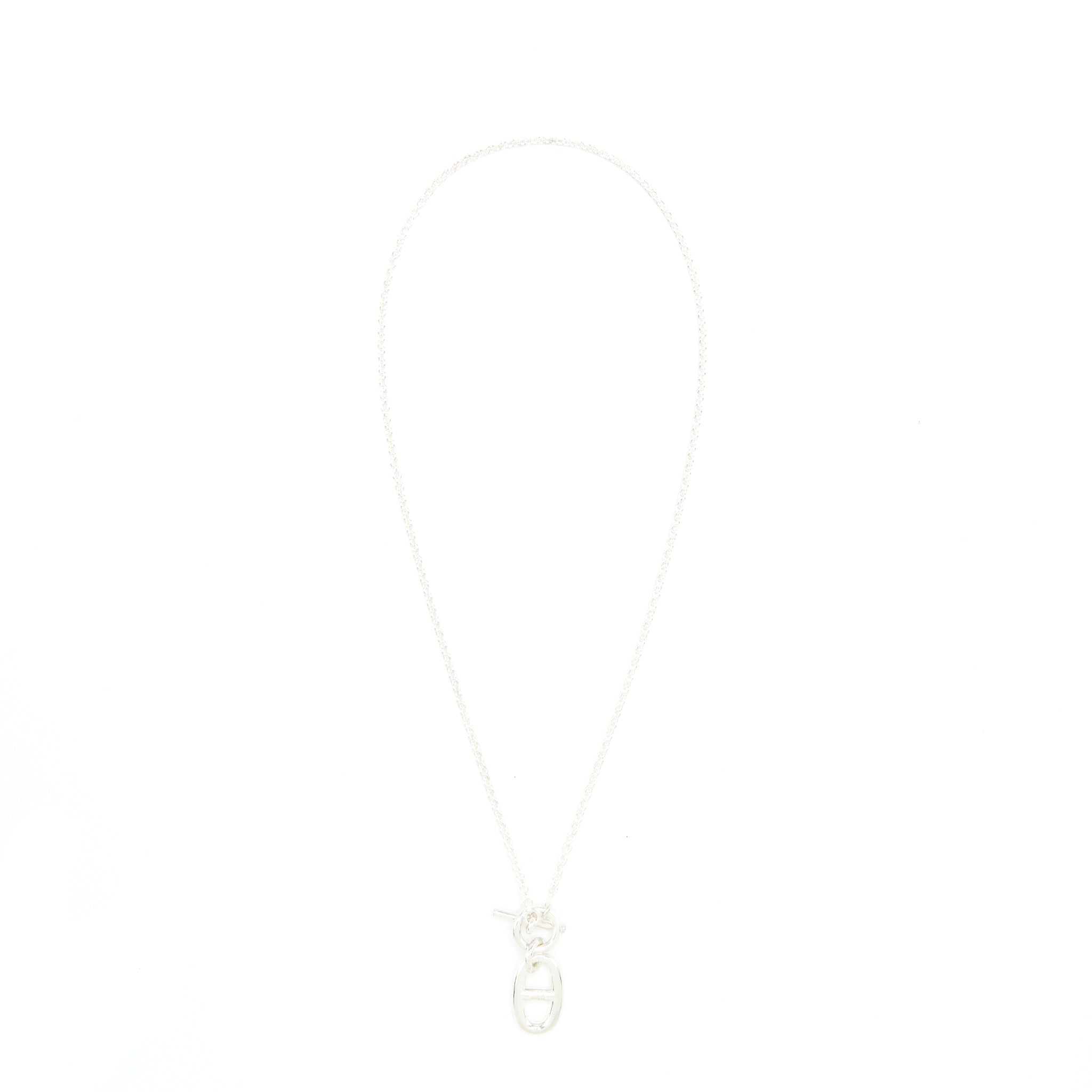 HERMES STERLING SILVER FARANDOLE NECKLACE