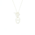 HERMES STERLING SILVER FARANDOLE NECKLACE