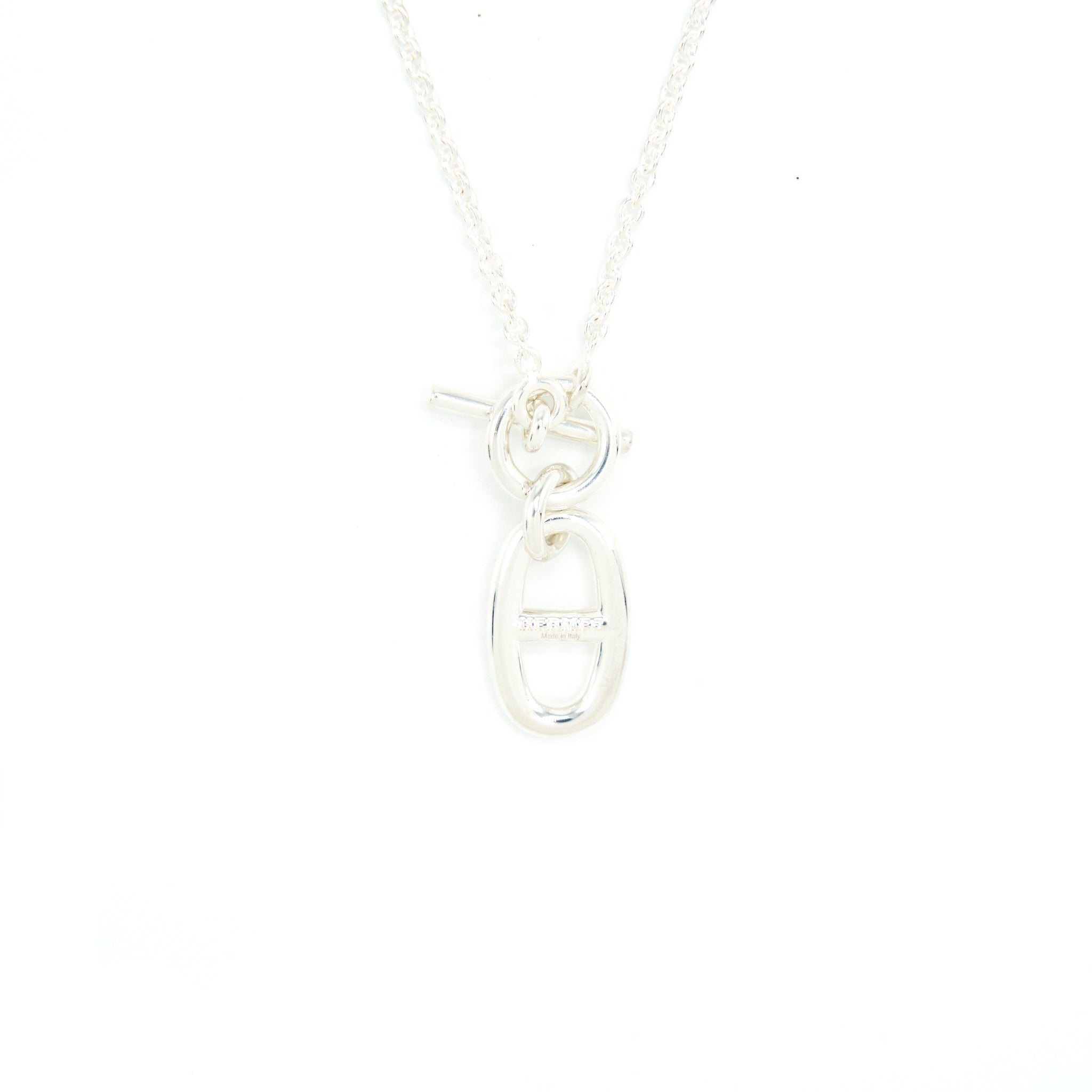 HERMES STERLING SILVER FARANDOLE NECKLACE