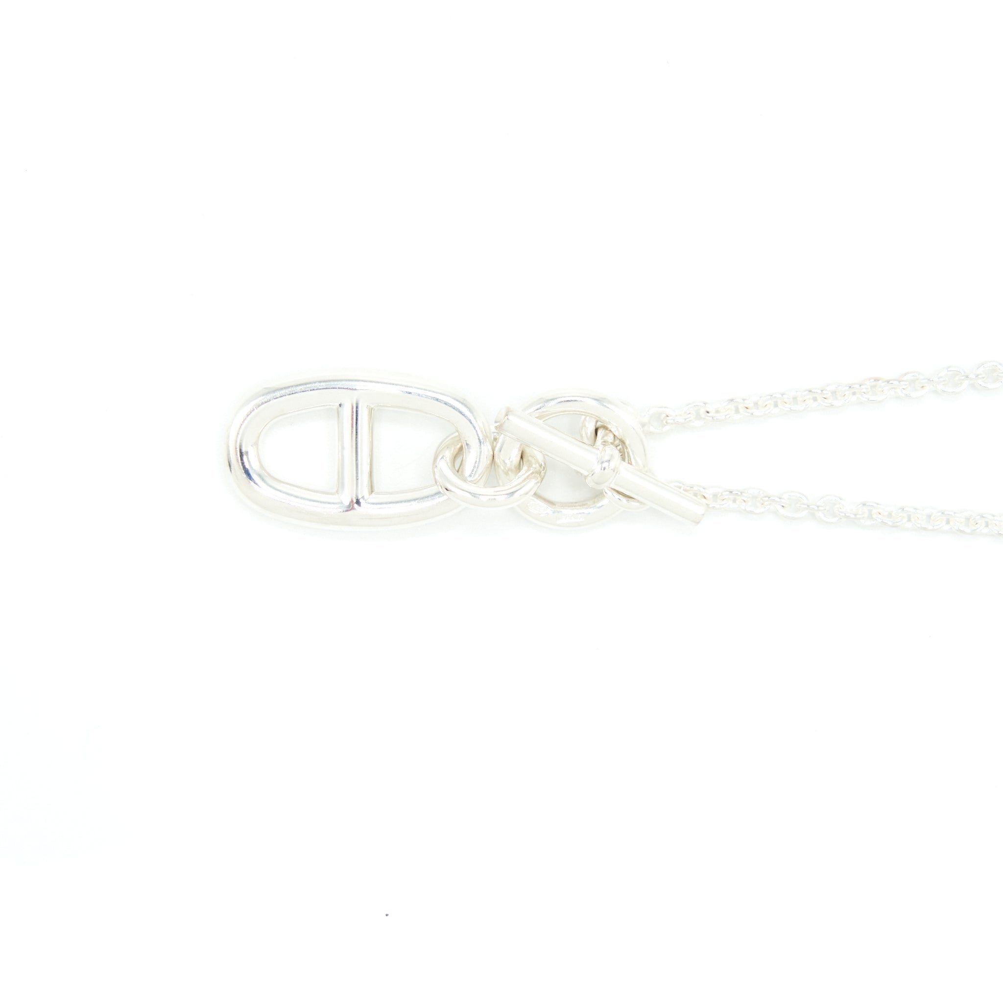 HERMES STERLING SILVER FARANDOLE NECKLACE