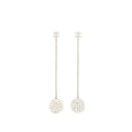 CHANEL DROP BALL CRYSTAL EARRINGS SHW