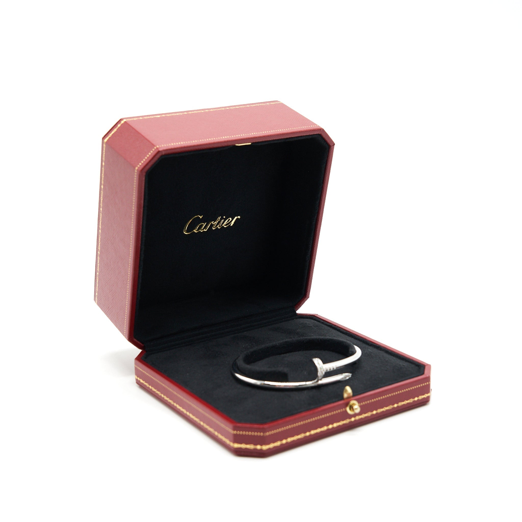 CARTIER JUSTE UN CLOU BRACELET WHITE GOLD WITH DIAMONDS