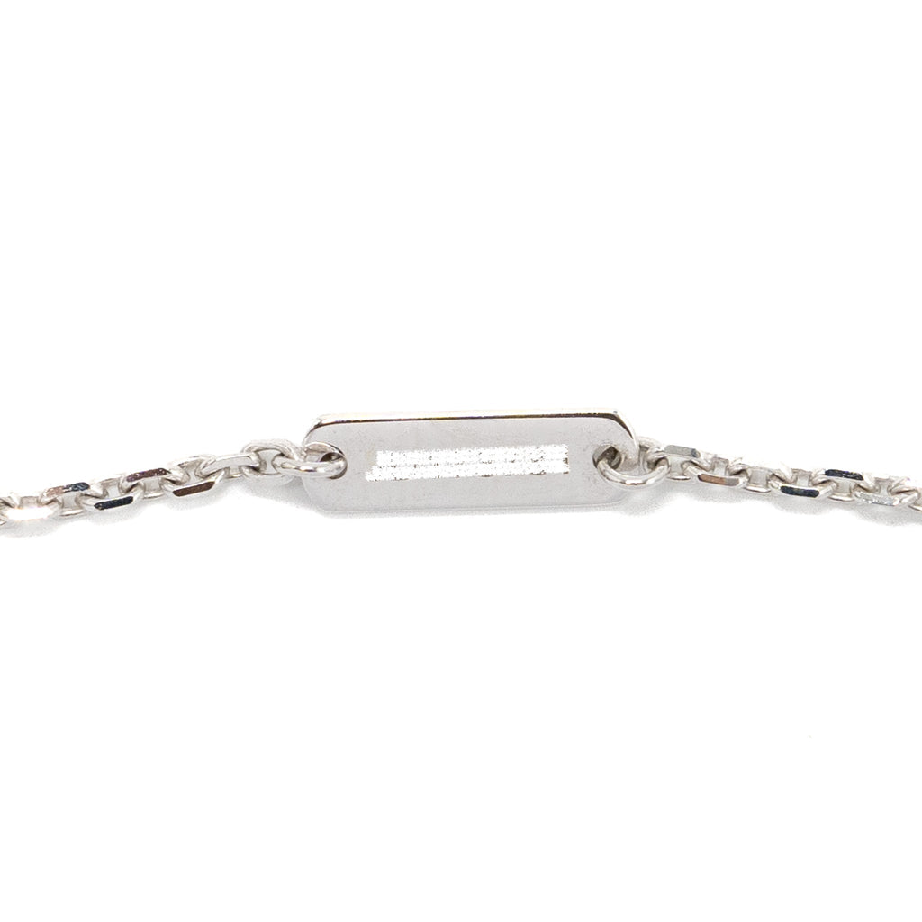 VAN CLEEF & ARPELS 2022 HOLIDAY CHRISTMAS VINTAGE ALHAMBRA PENDANT WHITE GOLD, DIAMOND
