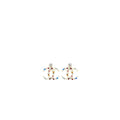 CHANEL GIANT CC LOGO EARRING CRYSTAL/PEARL MULTICOLOUR LIGHT GOLD TONE