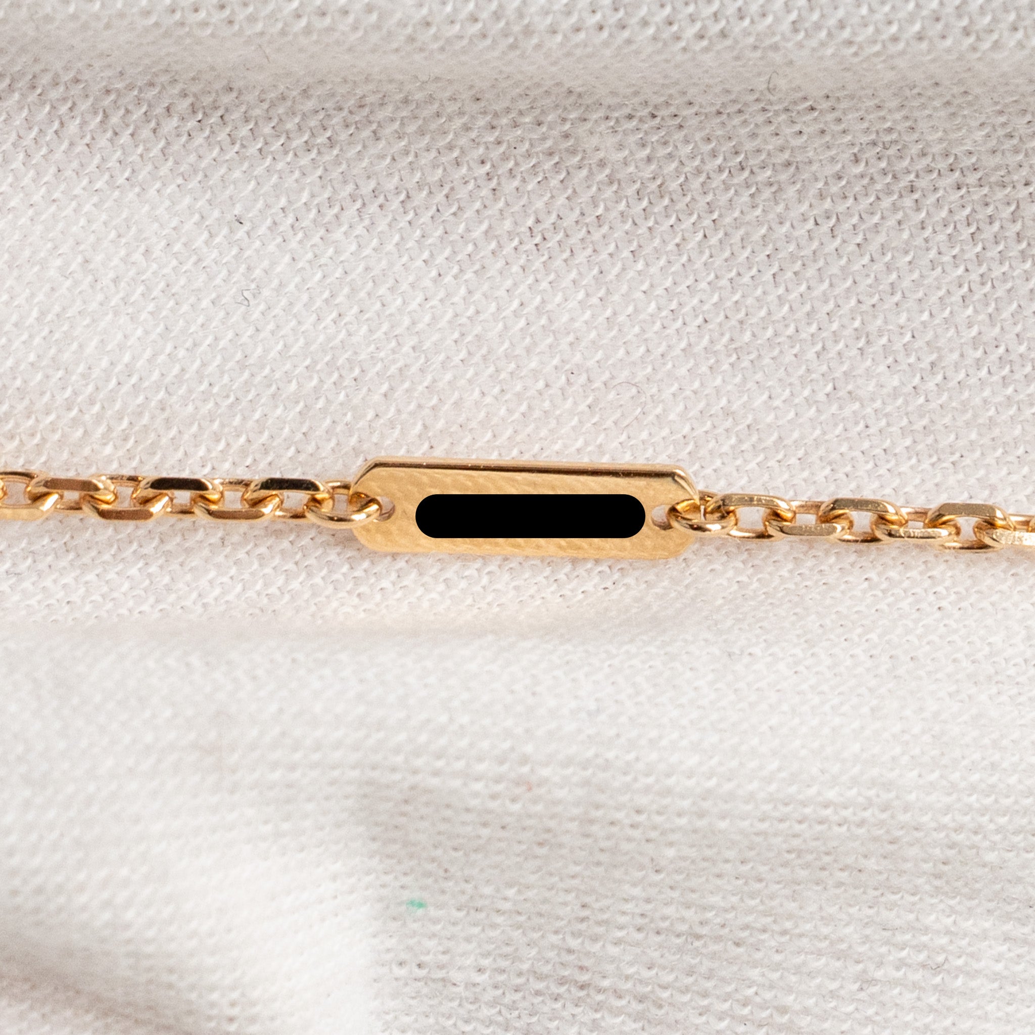 VAN CLEEF & ARPELS MAGIC ALHAMBRA NECKLACE GREY MOTHER OF PEARL ROSE GOLD