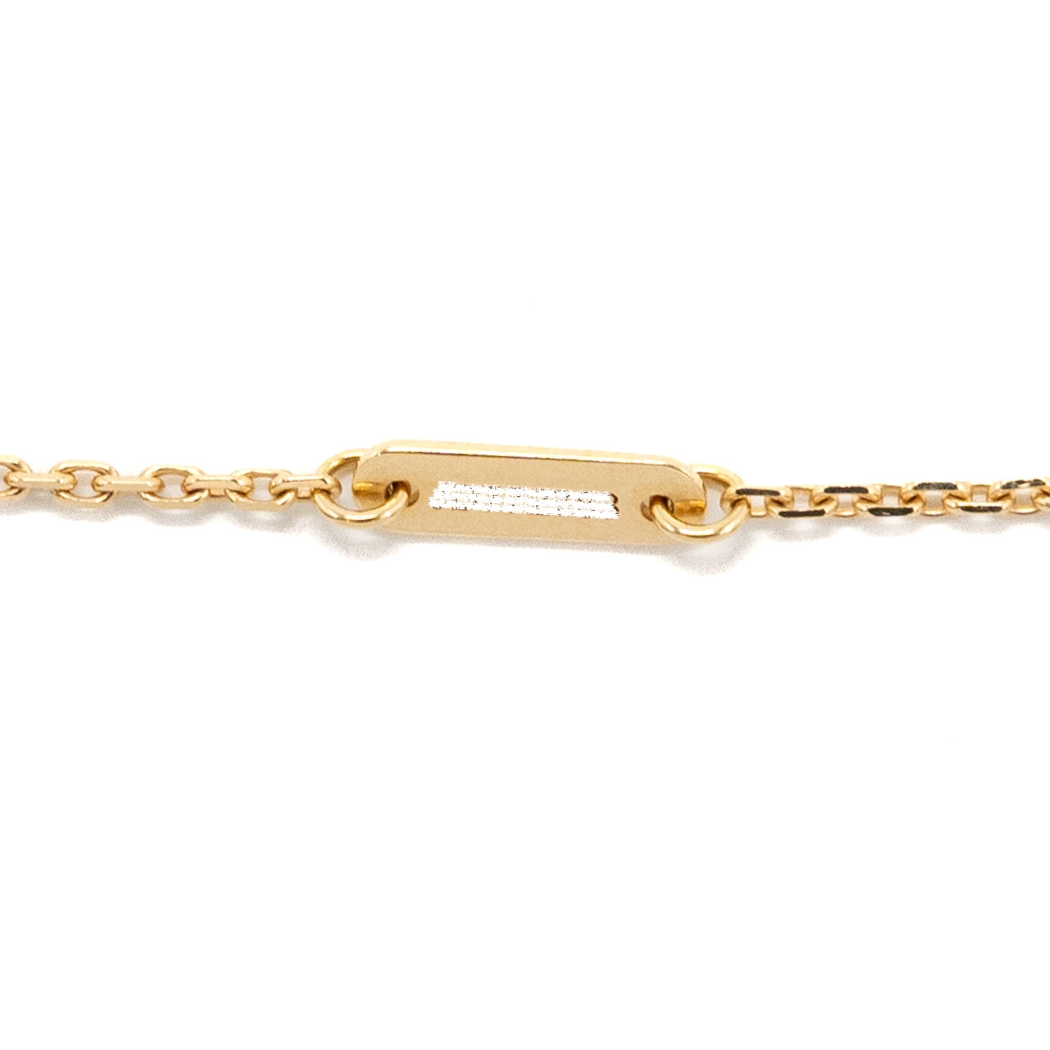 VAN CLEEF & ARPELS FRIVOLE PENDANT YELLOW GOLD, ONE DIAMOND
