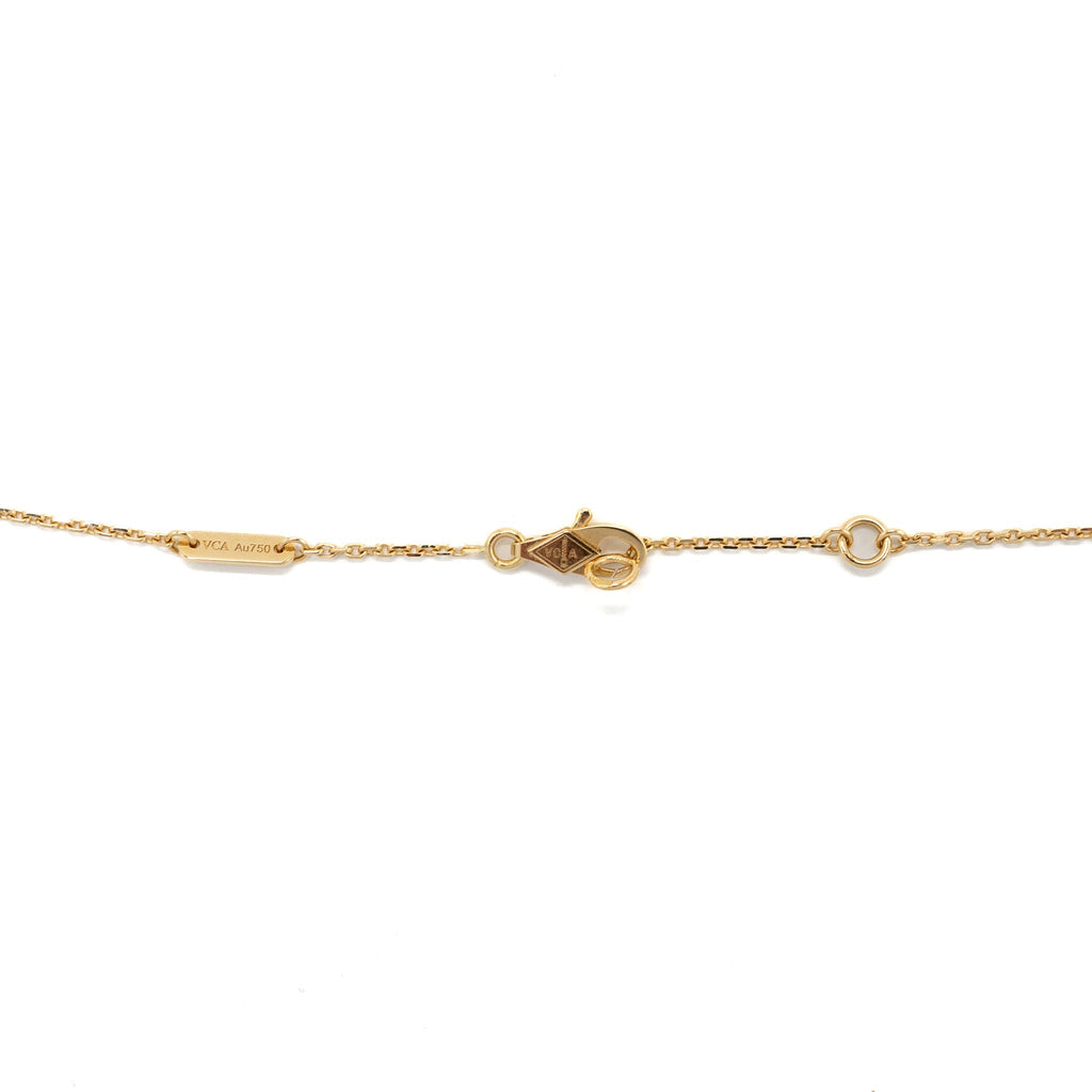 VAN CLEEF & ARPELS FRIVOLE PENDANT YELLOW GOLD, ONE DIAMOND
