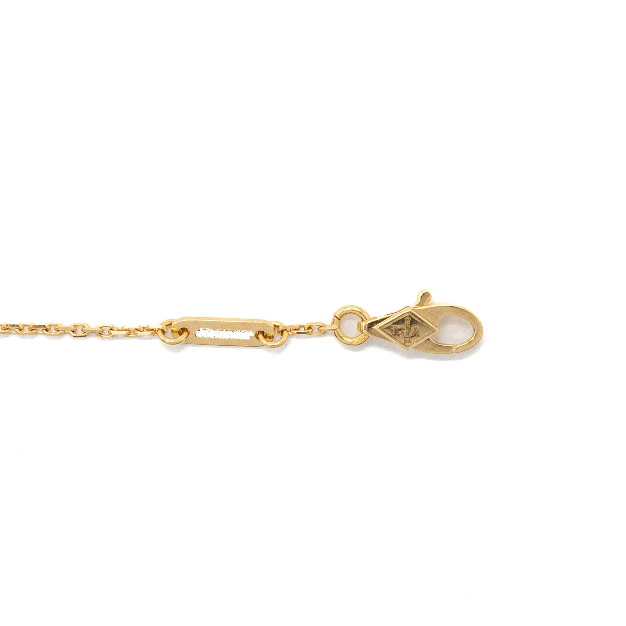 VAN CLEEF & ARPELS SWEET ALHAMBRA BRACELET 18K YELLOW GOLD / MOTHER OF PEARL