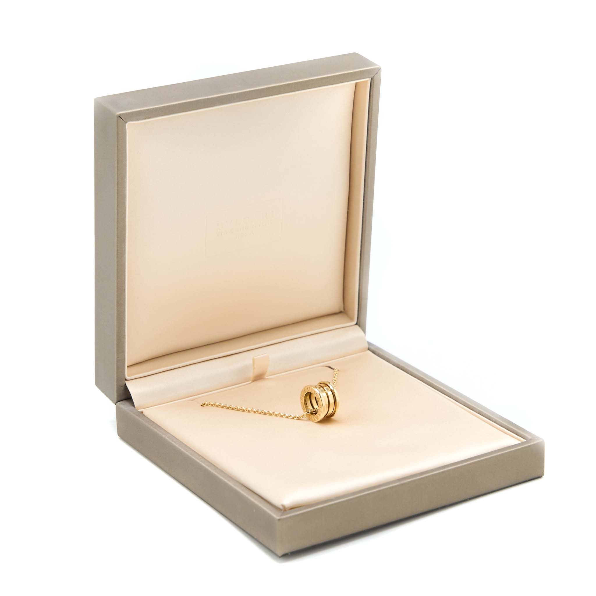 BVLGARI B.ZERO1 NECKLACE 18K YELLOW GOLD