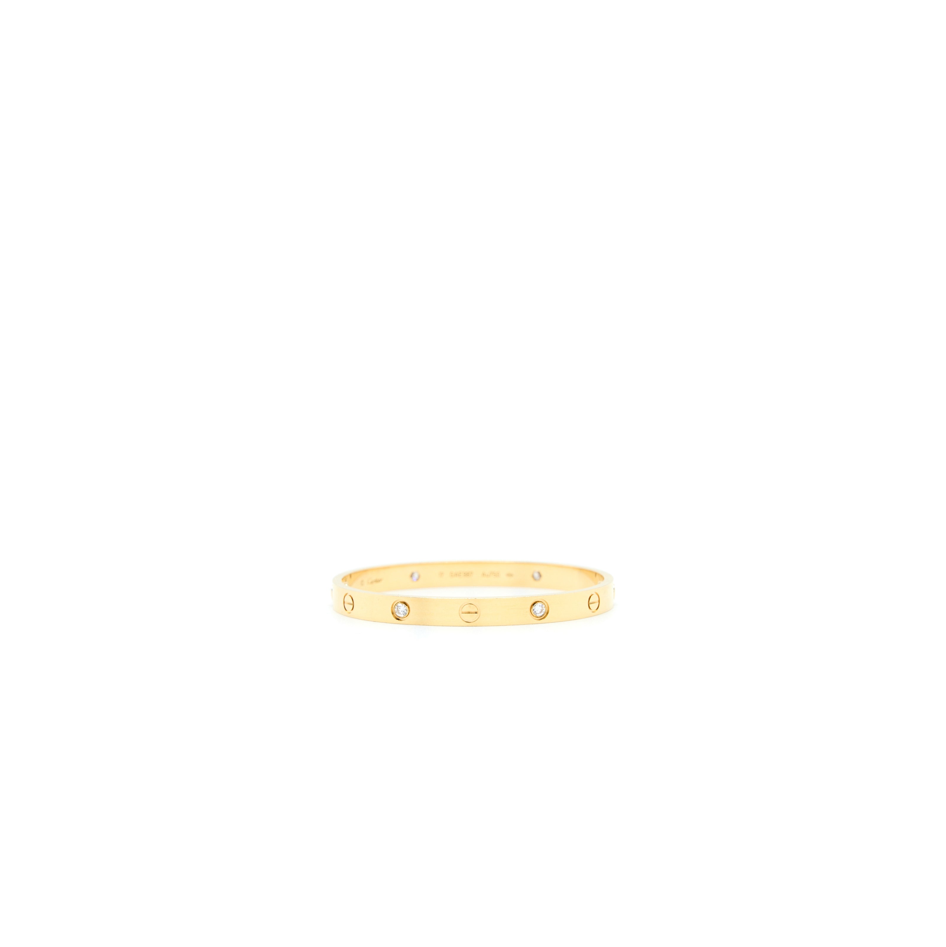 CARTIER LOVE BRACELET YELLOW GOLD DIAMONDS
