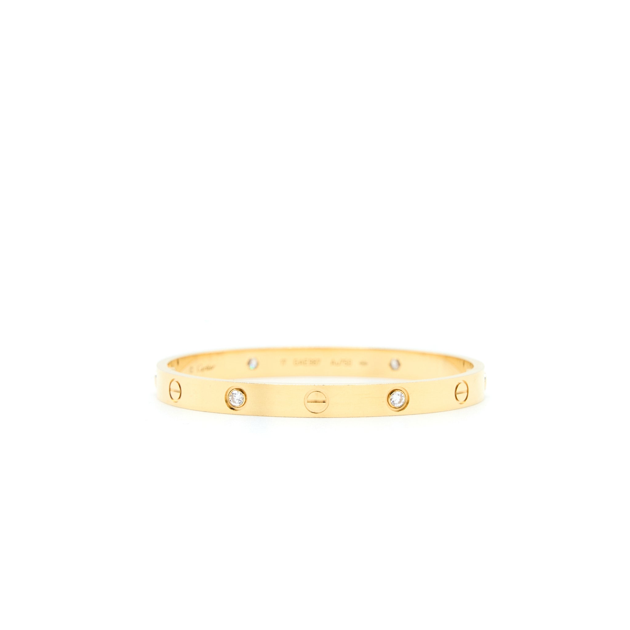 CARTIER LOVE BRACELET YELLOW GOLD DIAMONDS