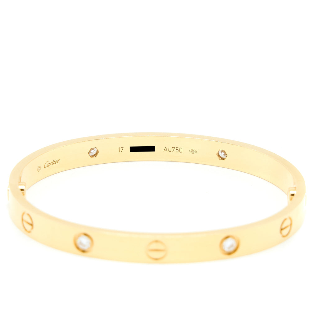 CARTIER LOVE BRACELET YELLOW GOLD DIAMONDS