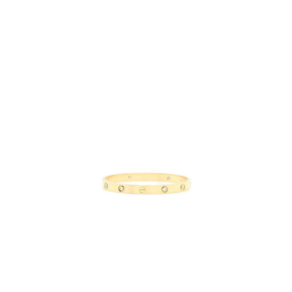CARTIER LOVE BRACELET YELLOW GOLD DIAMONDS