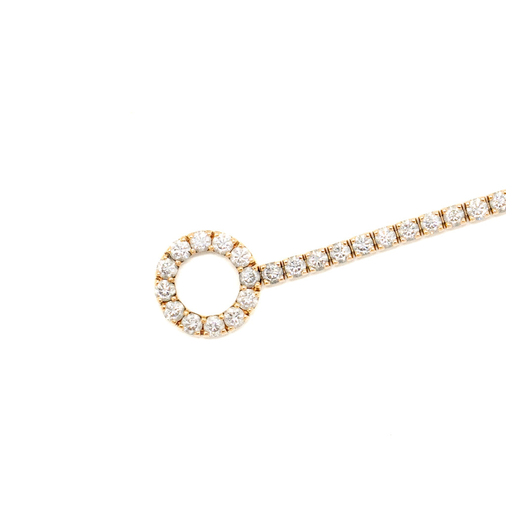HERMES FINESSE BRACELET ROSE GOLD, DIAMONDS