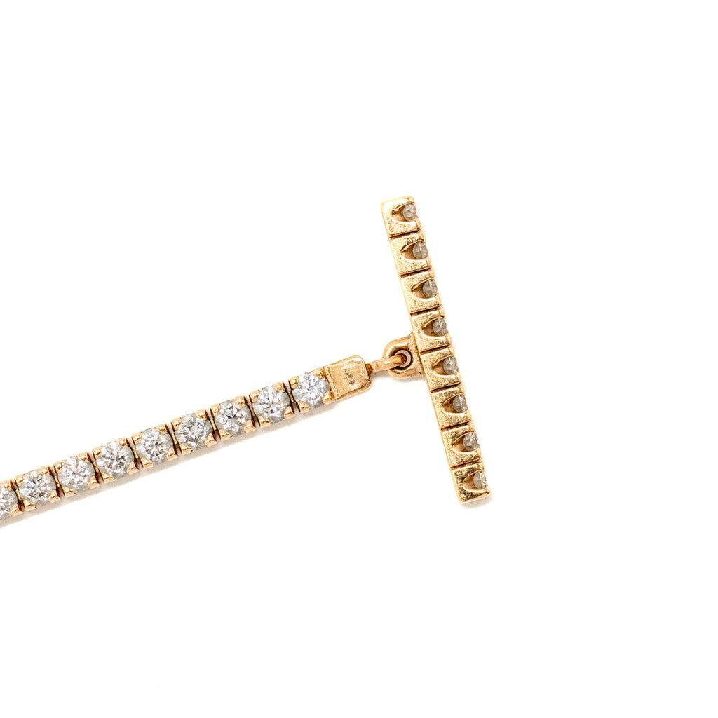 HERMES FINESSE BRACELET ROSE GOLD, DIAMONDS